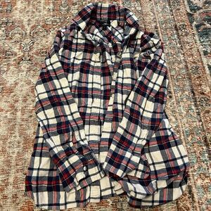 J. Crew Red and Blue Plaid Shirt